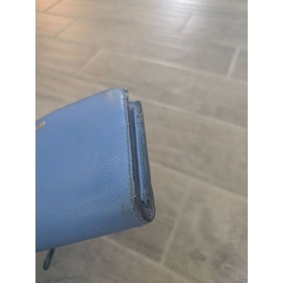 Michael Kors Blue Adele Leather Smartphone Wallet Wristlet - Picture 10 of 14